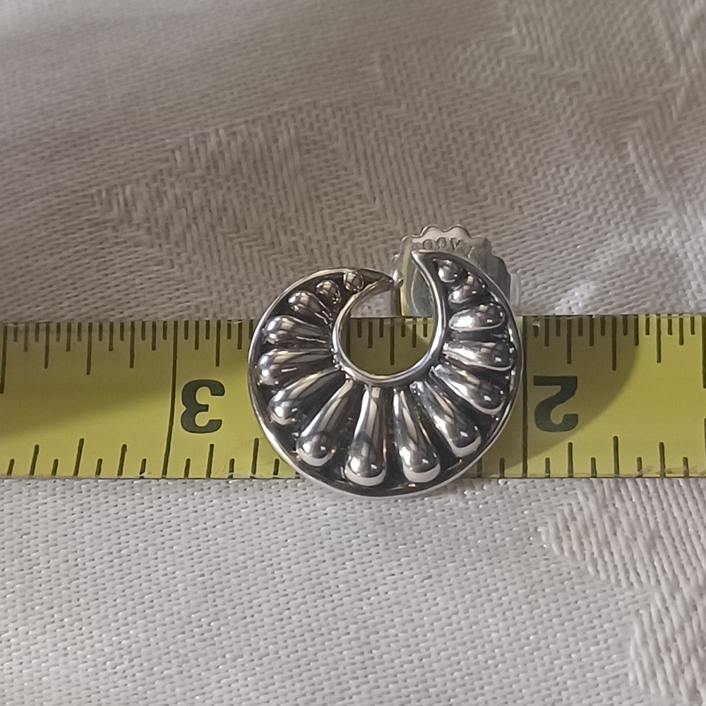 LAGOS Chi Chi Circle Earrings, Sterling Silver - Picture 9 of 9